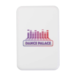 Magnetic wireless power bank, recycled plastic, 5,000 mAh white colour