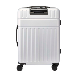 Expandable trolley, recycled plastic, impact-resistant silver colour