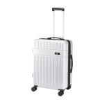 Expandable trolley, recycled plastic, impact-resistant silver colour