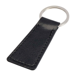 Elegant recycled plastic keyring, for keys or bags black colour