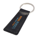 Elegant recycled plastic keyring, for keys or bags black colour
