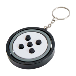 Anti-stress keyring, smooth gyroscope movement black colour