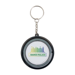 Anti-stress keyring, smooth gyroscope movement black colour