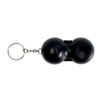 Fun anti-stress keyring, ideal for relaxation black colour second rear view