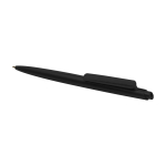 Recycled plastic pen, minimalist design, black ink black colour