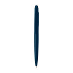 Recycled plastic pen, minimalist design, black ink navy-blue colour
