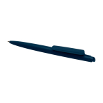 Recycled plastic pen, minimalist design, black ink navy-blue colour
