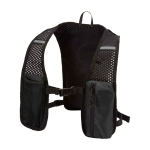 Running hydration vest, waterproof, reflective black colour