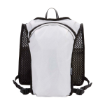 Running hydration vest, waterproof, reflective sand colour second rear view