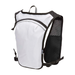 Running hydration vest, waterproof, reflective sand colour third view