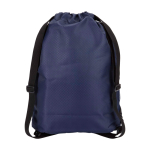 Sports bag, waterproof recycled fabric, shoe compartment, 18L navy-blue colour
