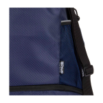 Sports bag, waterproof recycled fabric, shoe compartment, 18L navy-blue colour