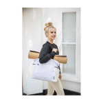 Yoga bag, recycled ripstop fabric, waterproof, 18L black colour