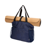 Yoga bag, recycled ripstop fabric, waterproof, 18L navy-blue colour