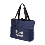 Yoga bag, recycled ripstop fabric, waterproof, 18L navy-blue colour