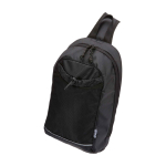 Hydration shoulder bag, waterproof recycled fabric, 6L black colour