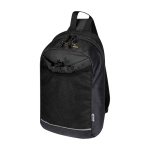 Hydration shoulder bag, waterproof recycled fabric, 6L black colour