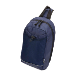 Hydration shoulder bag, waterproof recycled fabric, 6L navy-blue colour