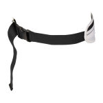 Running waist bag, multiple pockets, reflective elements sand colour