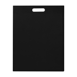 Recycled non woven bag, heat-sealed, ultra-resistant, 5L black colour