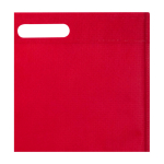 Recycled non woven bag, heat-sealed, ultra-resistant, 5L red colour