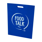 Recycled non woven bag, heat-sealed, ultra-resistant, 5L royal blue colour