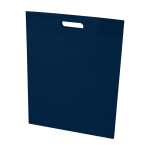 Recycled non woven bag, heat-sealed, ultra-resistant, 5L navy-blue colour