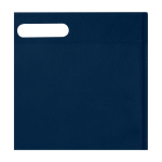 Recycled non woven bag, heat-sealed, ultra-resistant, 5L navy-blue colour