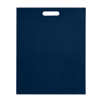 Recycled non woven bag, heat-sealed, ultra-resistant, 5L navy-blue colour