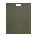 Recycled non woven bag, heat-sealed, ultra-resistant, 5L dark green colour