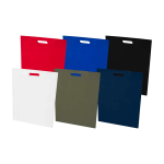 Recycled non woven bag, heat-sealed, ultra-resistant, 5L dark green colour