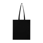 Recycled non woven multipurpose bag, tear-resistant, 6L black colour