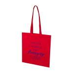 Recycled non woven multipurpose bag, tear-resistant, 6L red colour