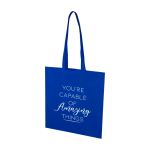 Recycled non woven multipurpose bag, tear-resistant, 6L royal blue colour