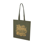 Recycled non woven multipurpose bag, tear-resistant, 6L dark green colour