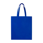 Recycled durable non woven shopping bag, gusseted royal blue colour