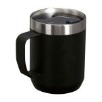 Recycled stainless steel camping mug, 236ml, Stanley Everyday black colour