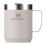 Recycled stainless steel camping mug, 236ml, Stanley Everyday light pink colour