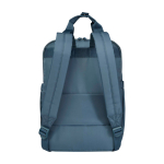 Eco travel backpack, multi-purpose, fits 14” laptop, 9L cyan blue colour