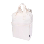 Eco travel backpack, multi-purpose, fits 14” laptop, 9L off white colour