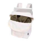 Eco travel backpack, multi-purpose, fits 14” laptop, 9L off white colour
