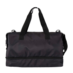 Eco travel bag, practical design, 42L black colour