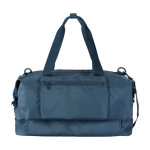 Eco travel bag, practical design, 42L cyan blue colour