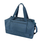 Eco travel bag, practical design, 42L cyan blue colour