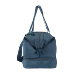 Eco travel bag, practical design, 42L cyan blue colour