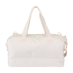 Eco travel bag, practical design, 42L off white colour