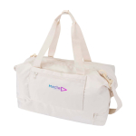 Eco travel bag, practical design, 42L off white colour