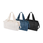 Eco travel bag, practical design, 42L off white colour