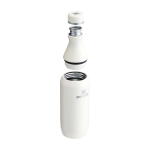 Recycled stainless steel bottle, 350ml, Stanley All Day Slim beige colour