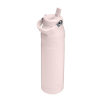 Insulated stainless steel bottle, 1.06L, Stanley IceFlow™ 2.0 light pink colour